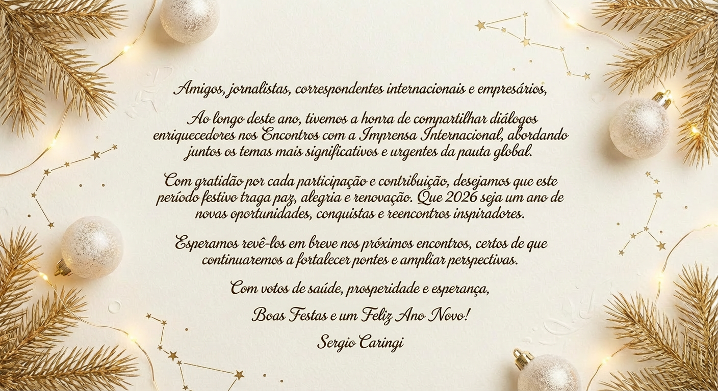 Boas Festas e Feliz 2026!